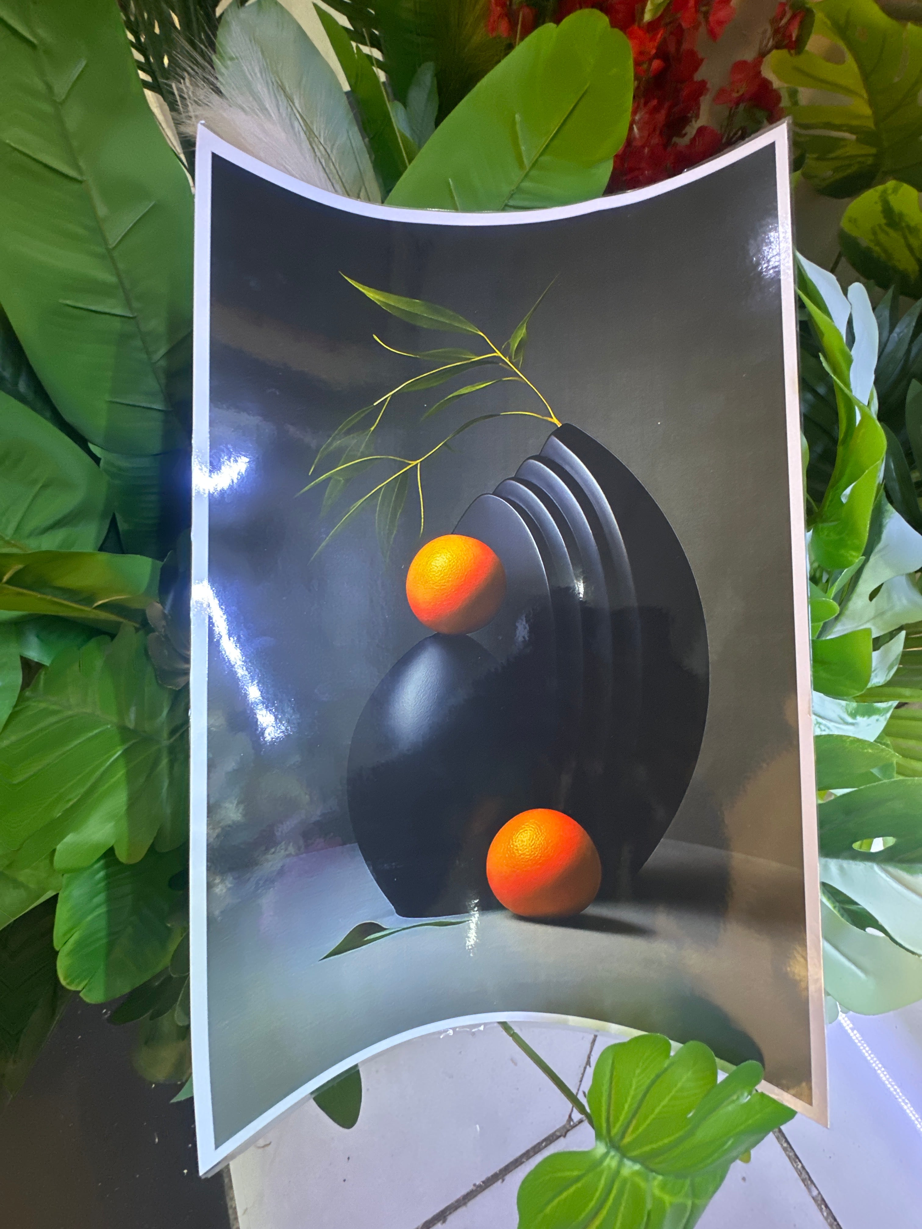 A3 printed and laminated personal photo