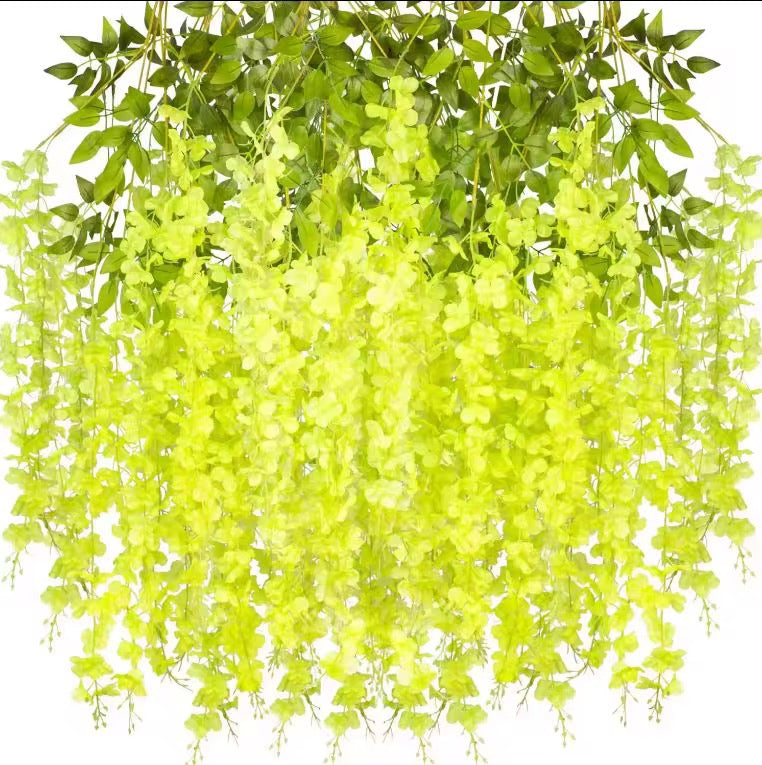 12pcs Artificial wisteri flower vine
