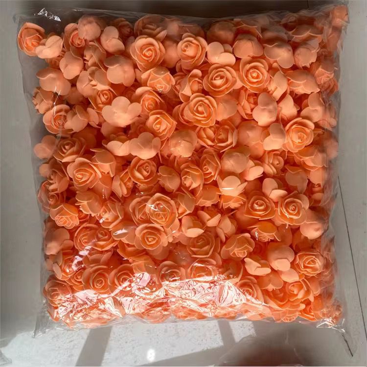 Mini Foam Rose Heads - DIY Artificial Flowers