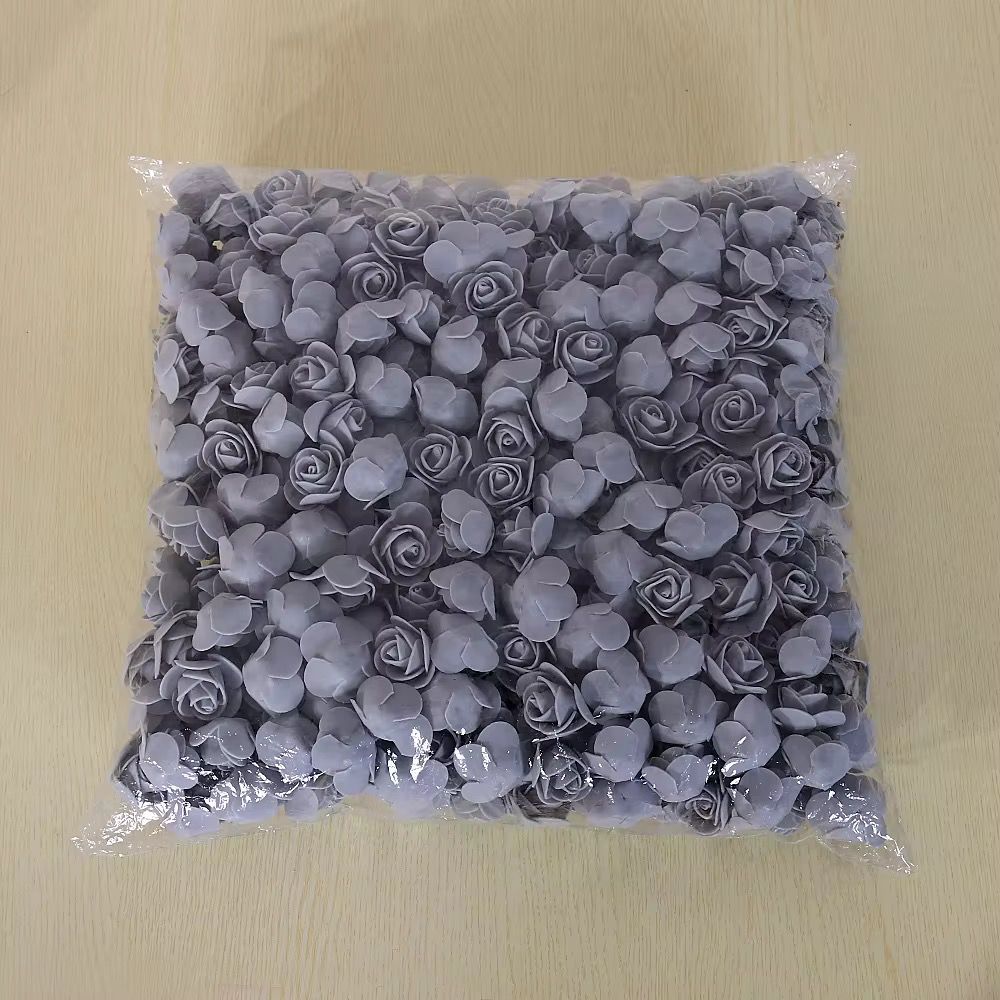 Mini Foam Rose Heads - DIY Artificial Flowers