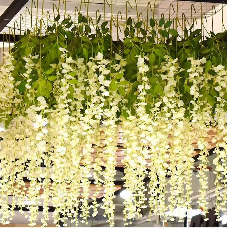 12pcs Artificial wisteri flower vine
