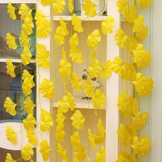 Colored Maple Vines 2.1M - Artificial Wisteria Hanging Vines