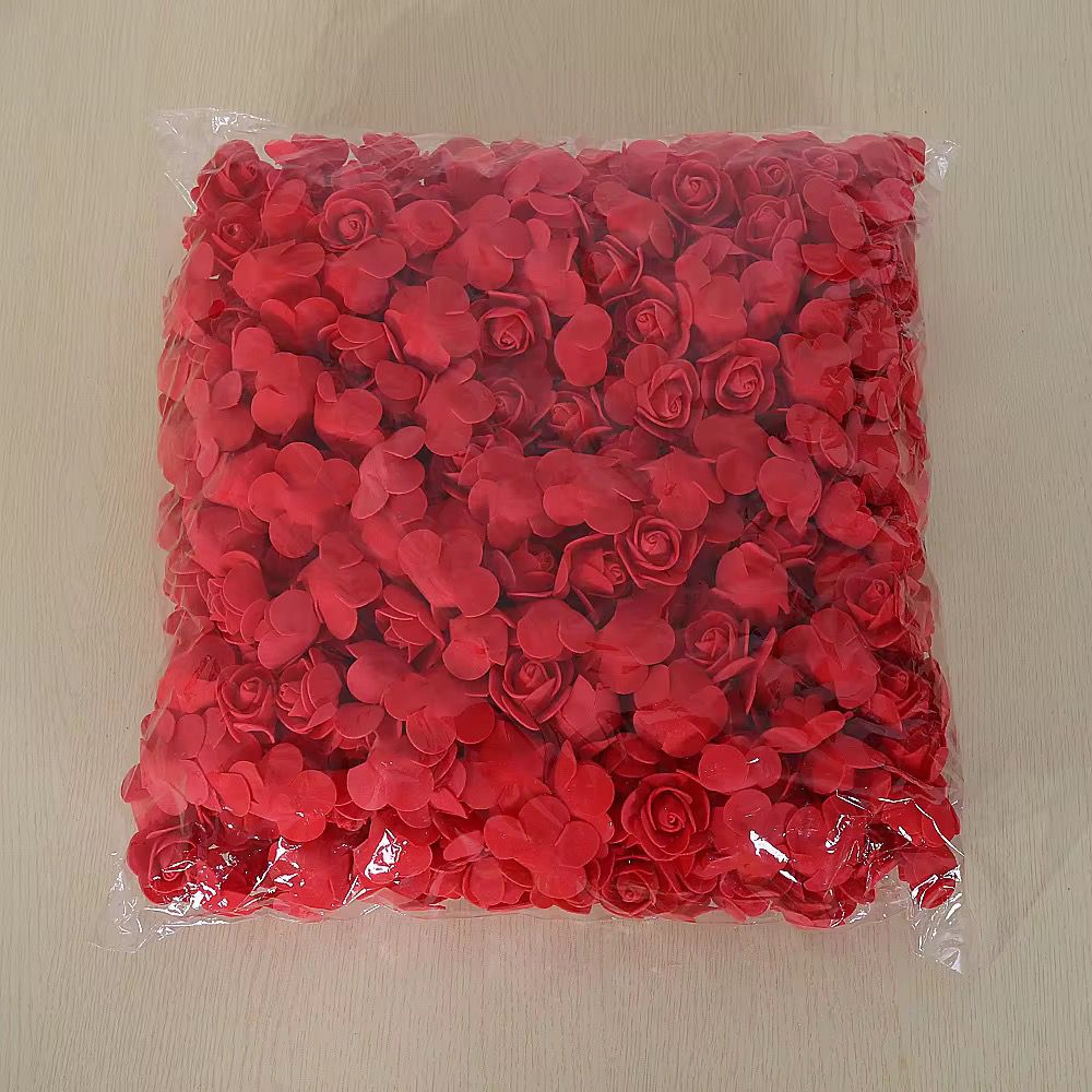 Mini Foam Rose Heads - DIY Artificial Flowers