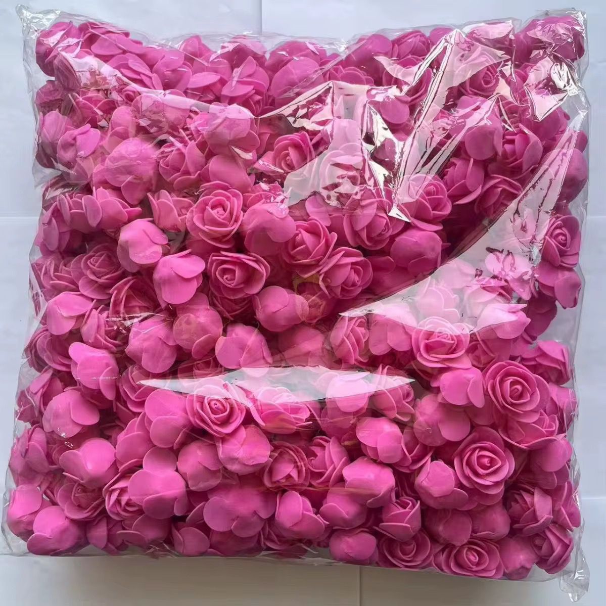 Mini Foam Rose Heads - DIY Artificial Flowers