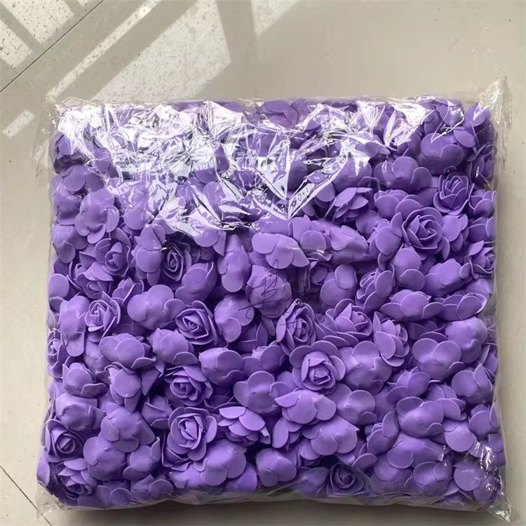 Mini Foam Rose Heads - DIY Artificial Flowers