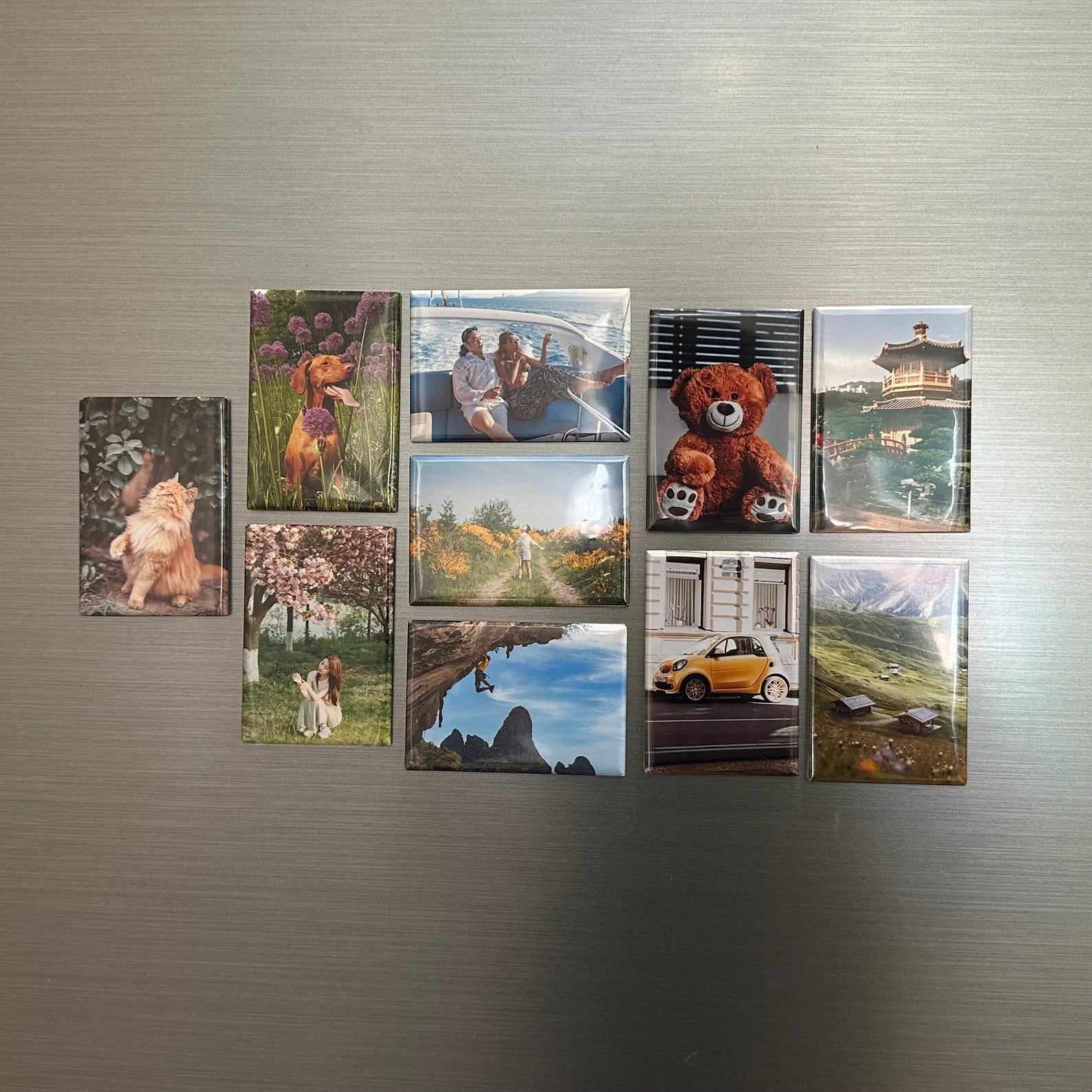 Rectangle Photo Fridge Magnets