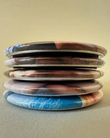 Circle Photo Fridge Magnets